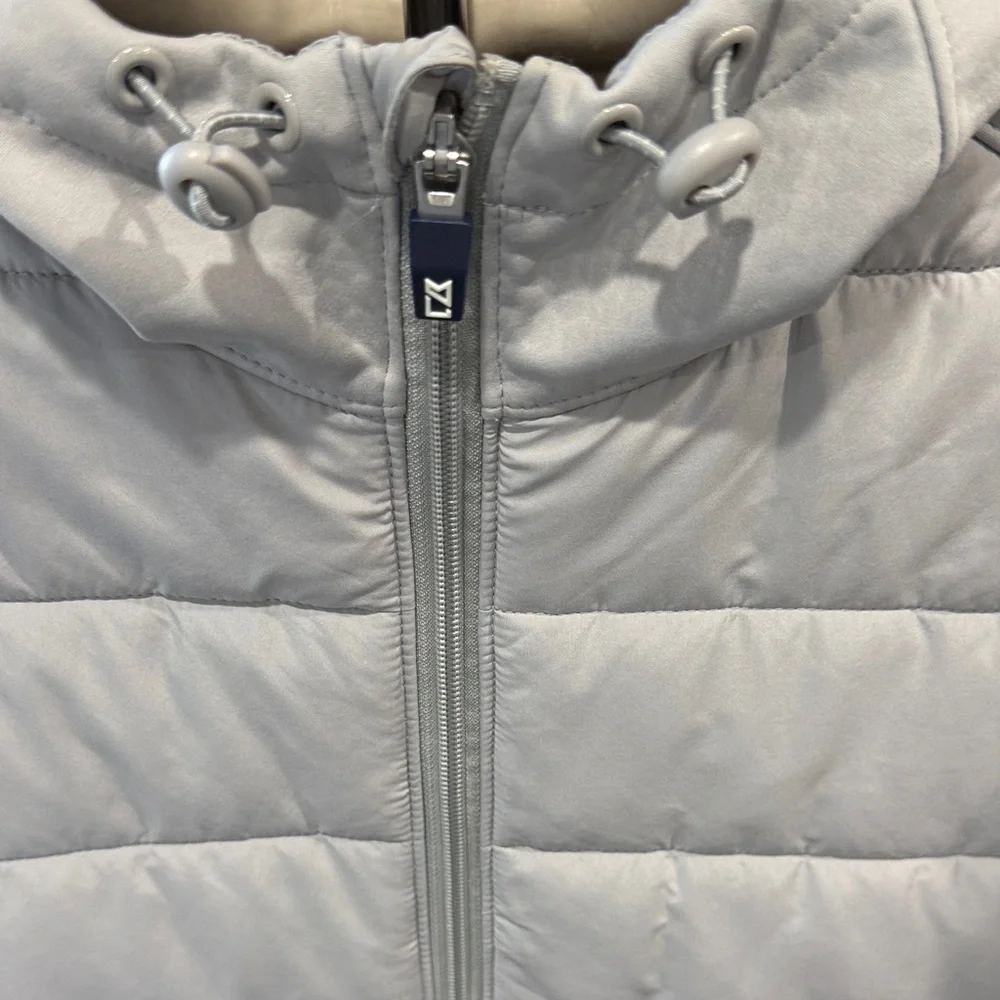 Cutter & Buck Evoke Hybrid Eco Softshell Recycled Full Zip Mens Hooded Jacket